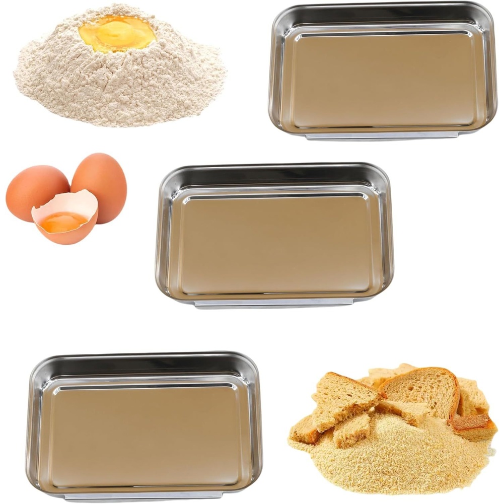 3Pcs Stainless Steel Seasoning - Kitchen With Baking Station review and price