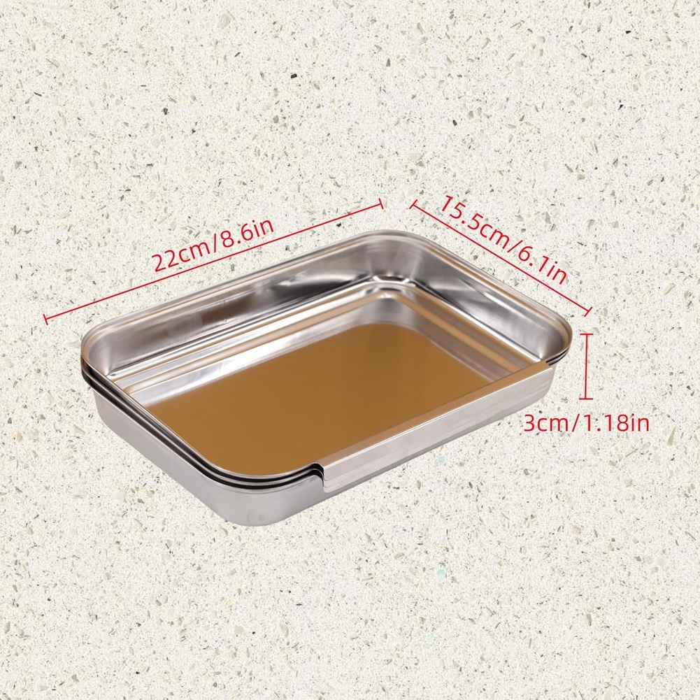 3Pcs Stainless Steel Seasoning - Kitchen With Baking Station review and price